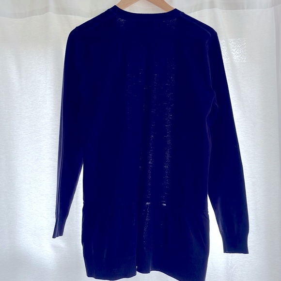 navy open front cardi - Picture 3 of 4